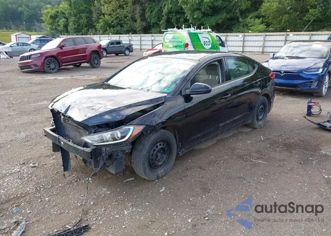 2018 Hyundai Elantra Se z USA, uszkodzony, nr VIN KMHD74LFXJU628187